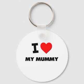 I Kärlek My Mummy Nyckelring