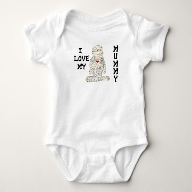 I kärlek my Mummy T-shirt (Framsida)