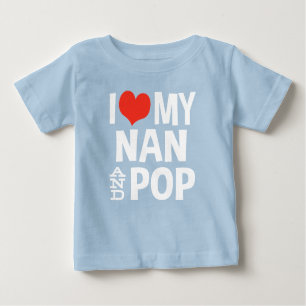 I Kärlek My Nan och Pop Tröja