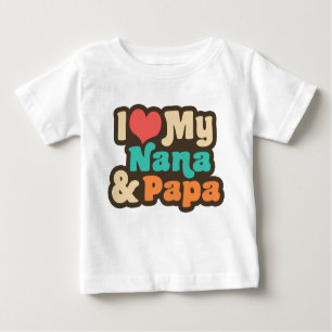 I Kärlek My Nana & Pappa T-shirt