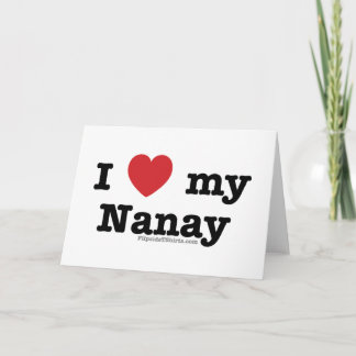 I Kärlek My Nanay Kort