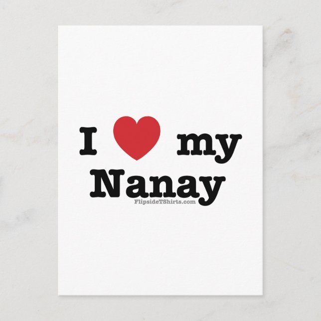 I Kärlek My Nanay Vykort (Framsida)