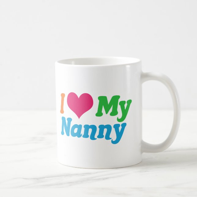 I Kärlek My Nanny Kaffemugg (Höger)