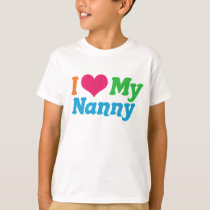 I Kärlek My Nanny Kids T Shirt