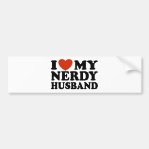 I Kärlek My Nerdy Make Bildekal