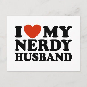 I Kärlek My Nerdy Make Vykort