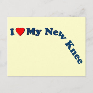 I Kärlek My New Knee Vykort