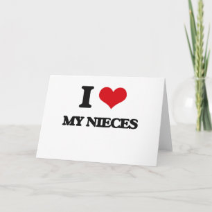 I Kärlek My Nieces Kort