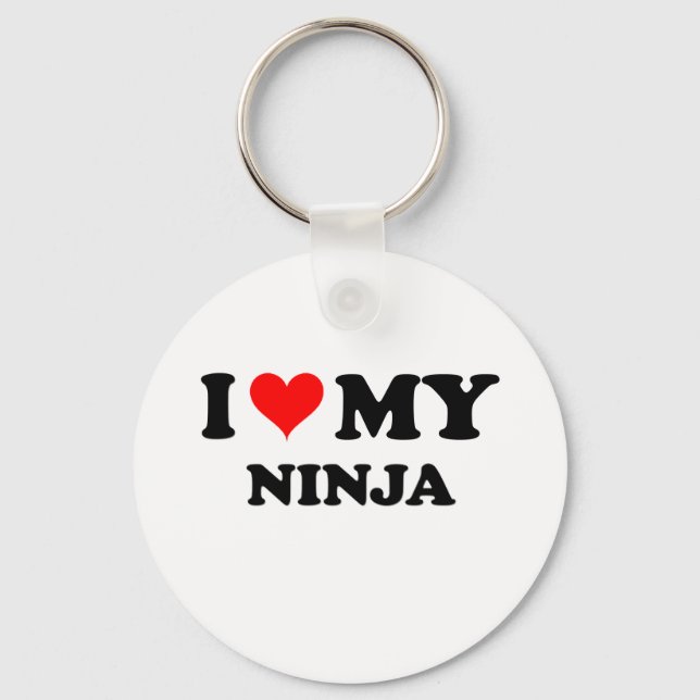 I Kärlek My Ninja Nyckelring (Framsida)