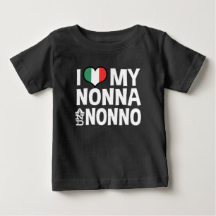 I Kärlek My Nonna och Nonno T-shirt