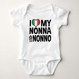 I Kärlek My Nonna och Nonno T-shirt