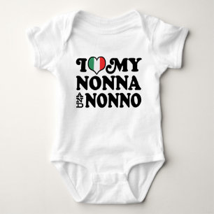 I Kärlek My Nonna och Nonno T-shirt
