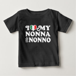 I Kärlek My Nonna och Nonno Tee Shirt