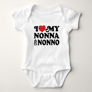 I Kärlek My Nonna och Nonno Tee Shirt