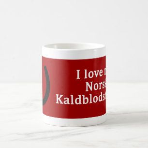 I Kärlek My Norsk Kaldblod straver Horse Kaffemugg