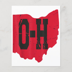 I Kärlek My Ohio Home Script Ohio Buckeye State