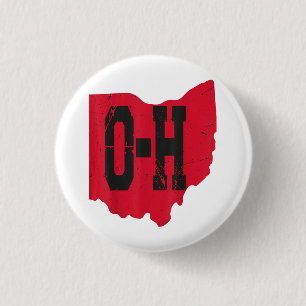 I Kärlek My Ohio Home Script Ohio Buckeye State Knapp