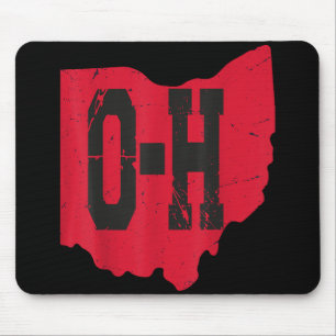 I Kärlek My Ohio Home Script Ohio Buckeye State Musmatta
