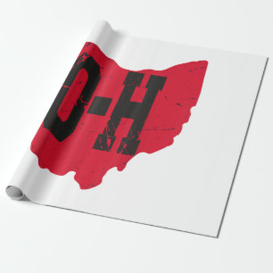 I Kärlek My Ohio Home Script Ohio Buckeye State Presentpapper