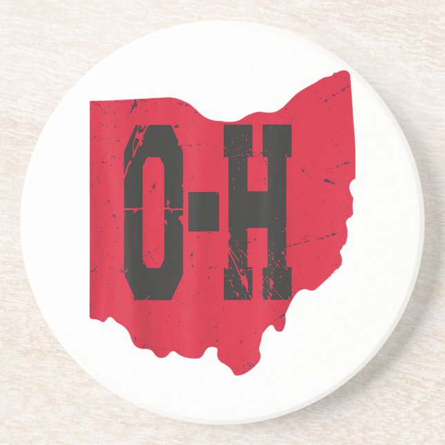I Kärlek My Ohio Home Script Ohio Buckeye State Underlägg (Framsidan)
