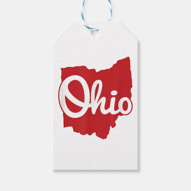 I Kärlek My Ohio Home Script Ohio Presentetikett (Framsidan)