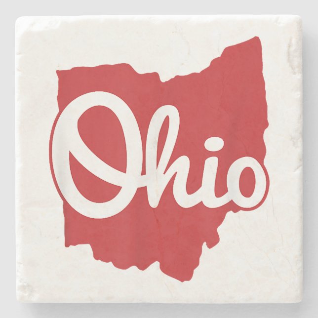 I Kärlek My Ohio Home Script Ohio Stenunderlägg (Framsidan)