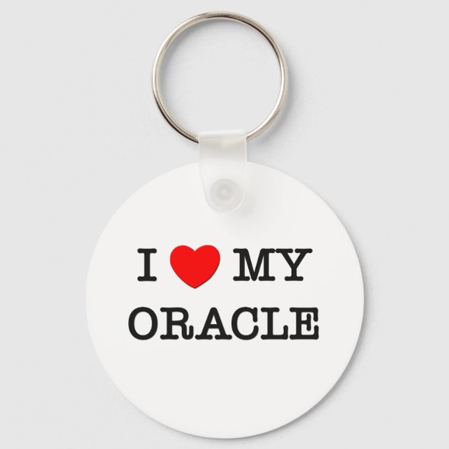 I Kärlek My ORACLE Nyckelring (Framsida)