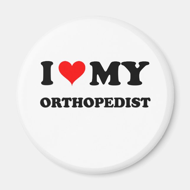 I Kärlek My Orthopedist Magnet (Framsidan)