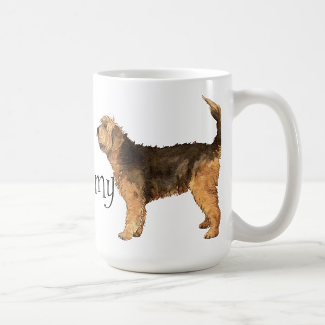 I Kärlek my Otterhound Kaffemugg (Höger)