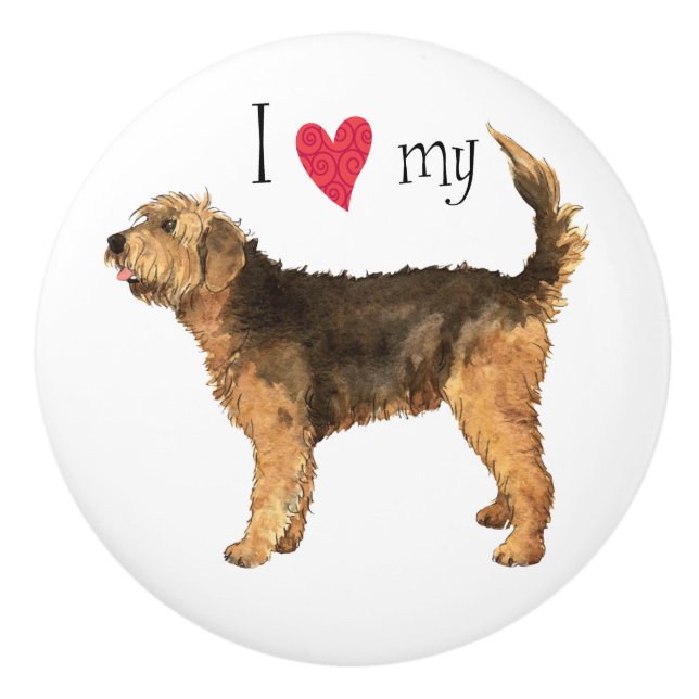 I Kärlek my Otterhound Knopp (Framsidan)