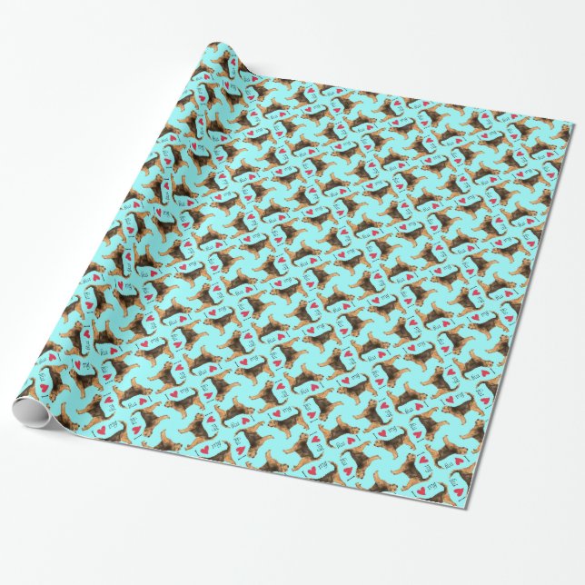 I Kärlek my Otterhound Presentpapper (Utrullad)