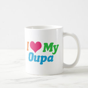 I Kärlek My Oupa Kaffemugg