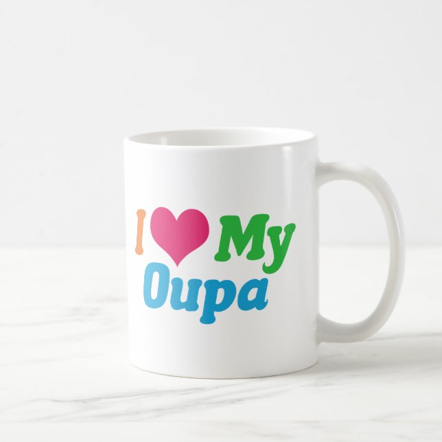 I Kärlek My Oupa Kaffemugg (Höger)