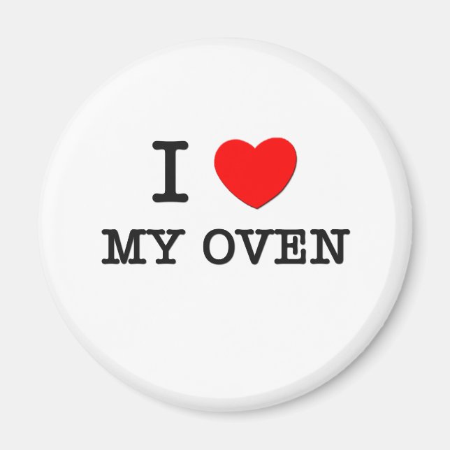 I Kärlek My Oven Magnet (Framsidan)