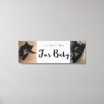 I Kärlek My Päls Baby Anpassningsbar Photo Collage