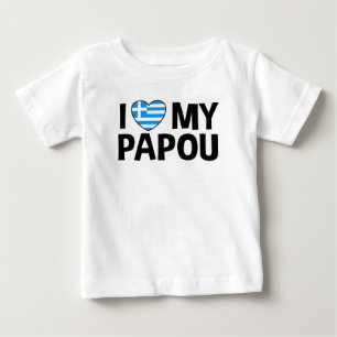 I Kärlek My Papou Tee Shirt