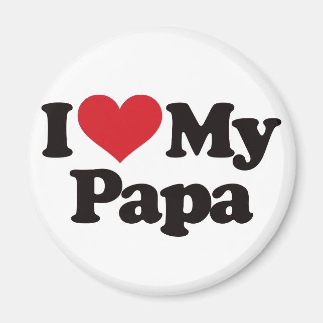 I Kärlek My Pappa Magnet (Framsidan)