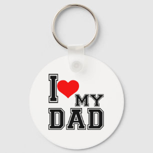 i KÄRLEK MY PAPPA Nyckelring