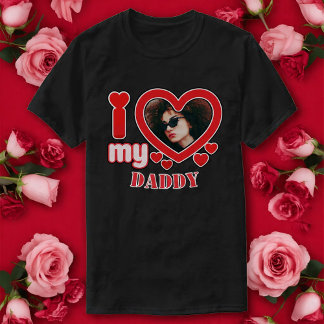I Kärlek My Pappa Personlig T Shirt
