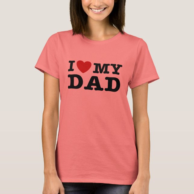 I kärlek My Pappa T-shirt (Framsida)