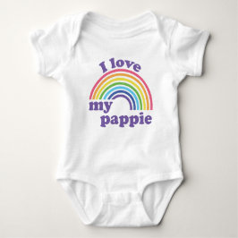 I Kärlek My Pappie - Cute Rainbow T Shirt