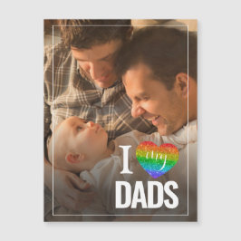 I Kärlek My Pappor | Rainbow Heart Pride Fars dag