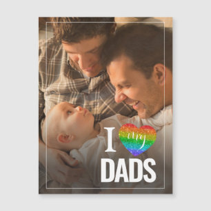I Kärlek My Pappor   Rainbow Heart Pride Fars dag