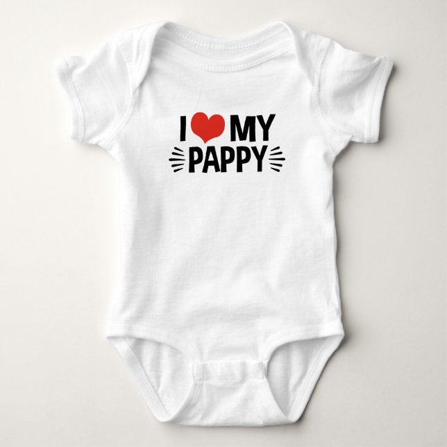 I Kärlek My Pappy Tröja (Framsida)