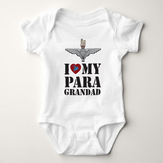 I KÄRLEK MY PARA GRANDAD T-SHIRT (Framsida)