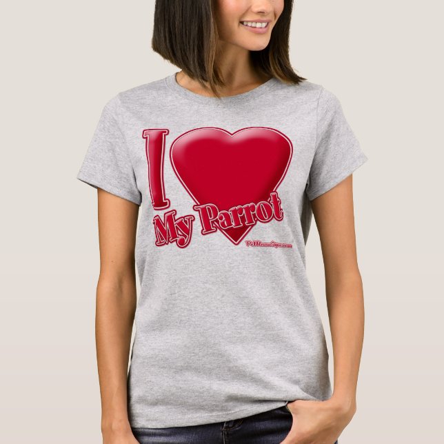 I Kärlek My Parrot Tee (Framsida)