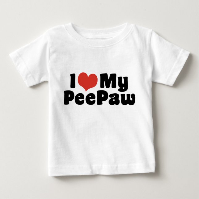 I Kärlek My PeePaw Tröja (Framsida)