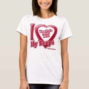 I Kärlek My Peeps - Foto T Shirt