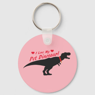I Kärlek My Pet Dinosaur Nyckelring