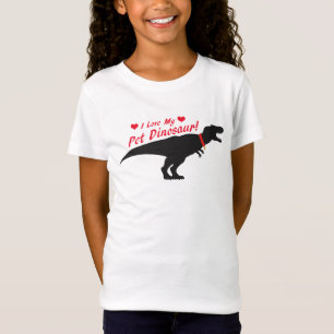 I Kärlek My Pet Dinosaur T-shirt